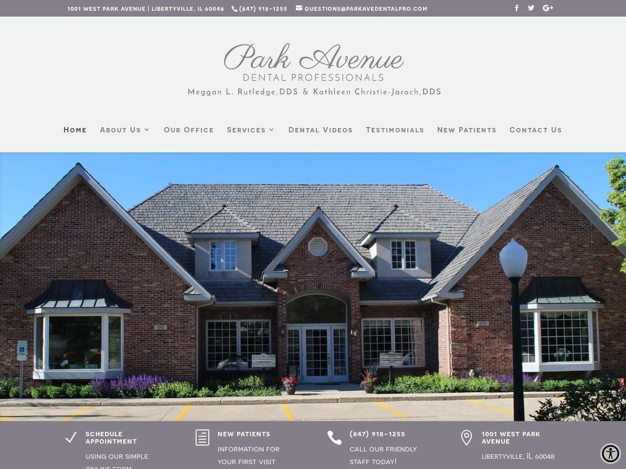 Dr. Kathleen J. Christie Jaroch DDS screenshot