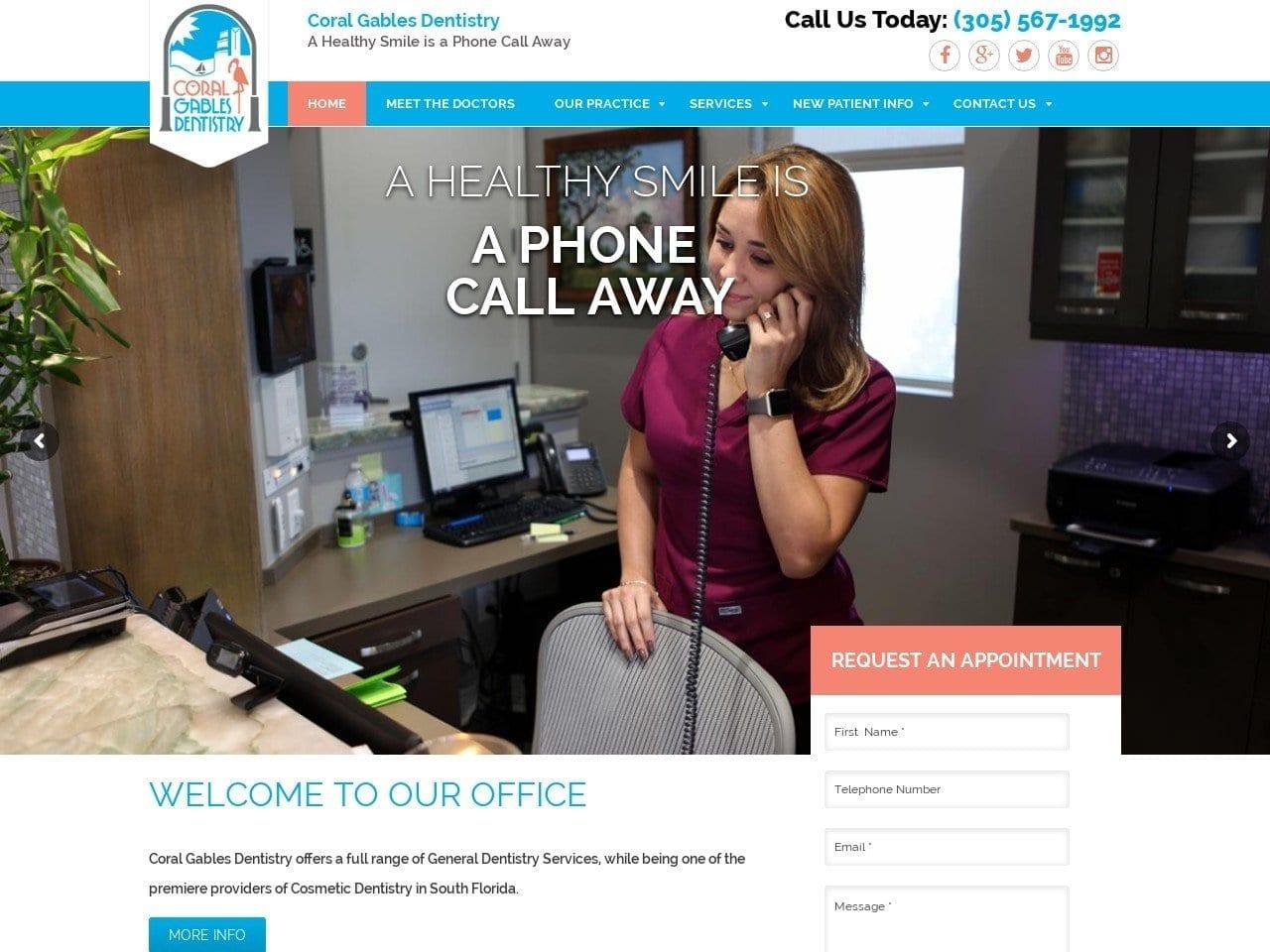 Coral Gables Dentistry Gordon D Sokoloff DDS screenshot