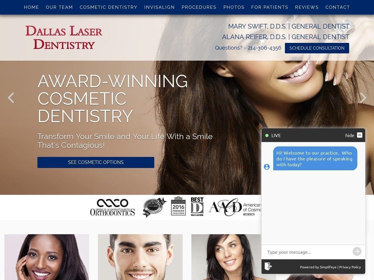 Dallas Laser Dentist screenshot