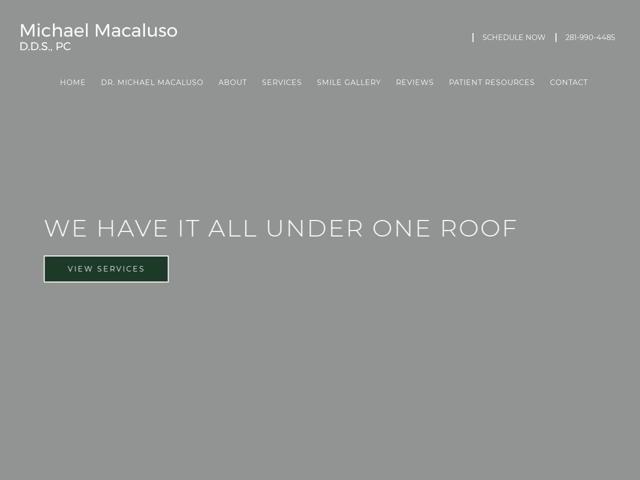 Macaluso Michael A DDS screenshot