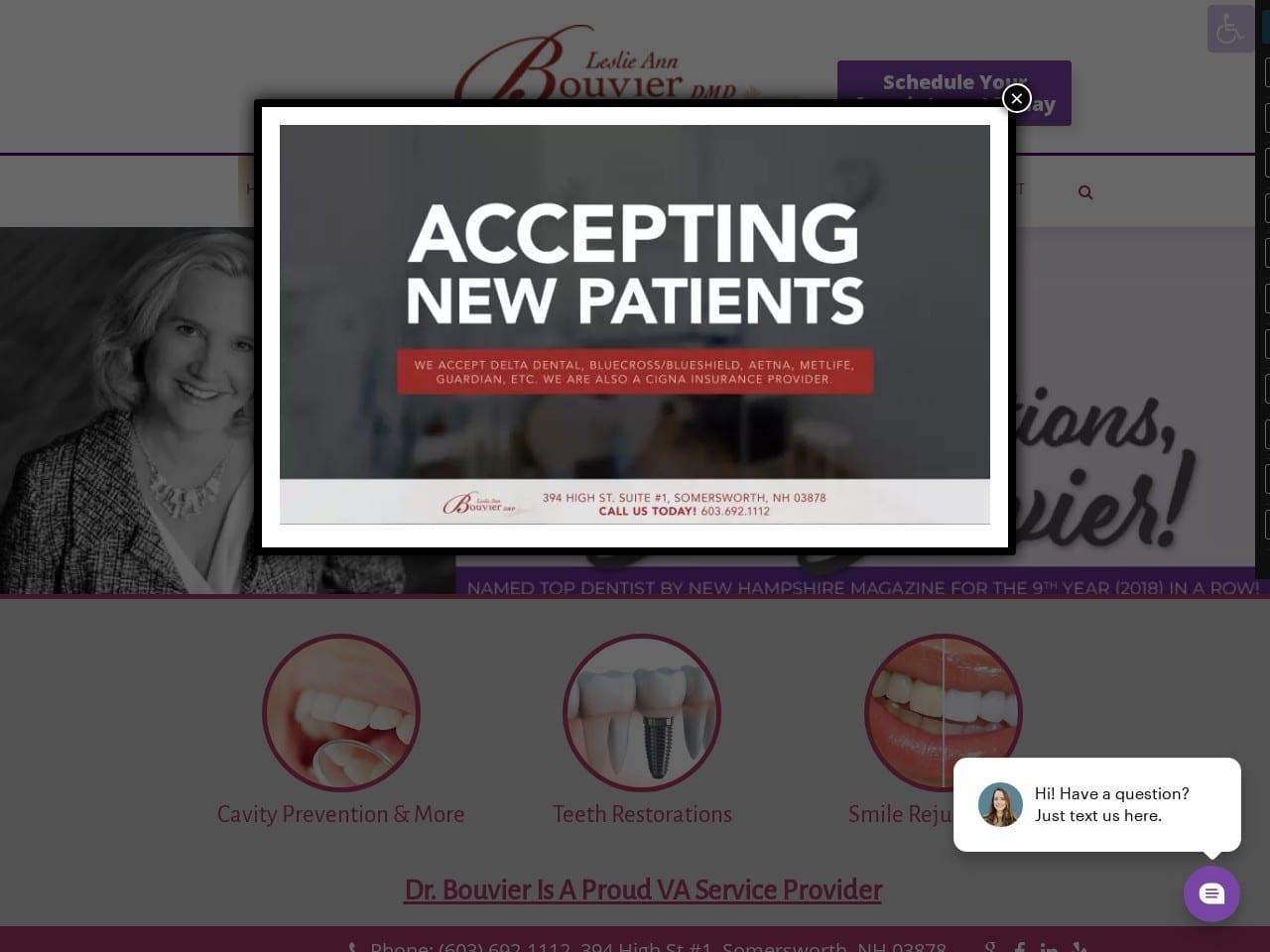 Dr. Bouvier at Seacoast Family Dental
