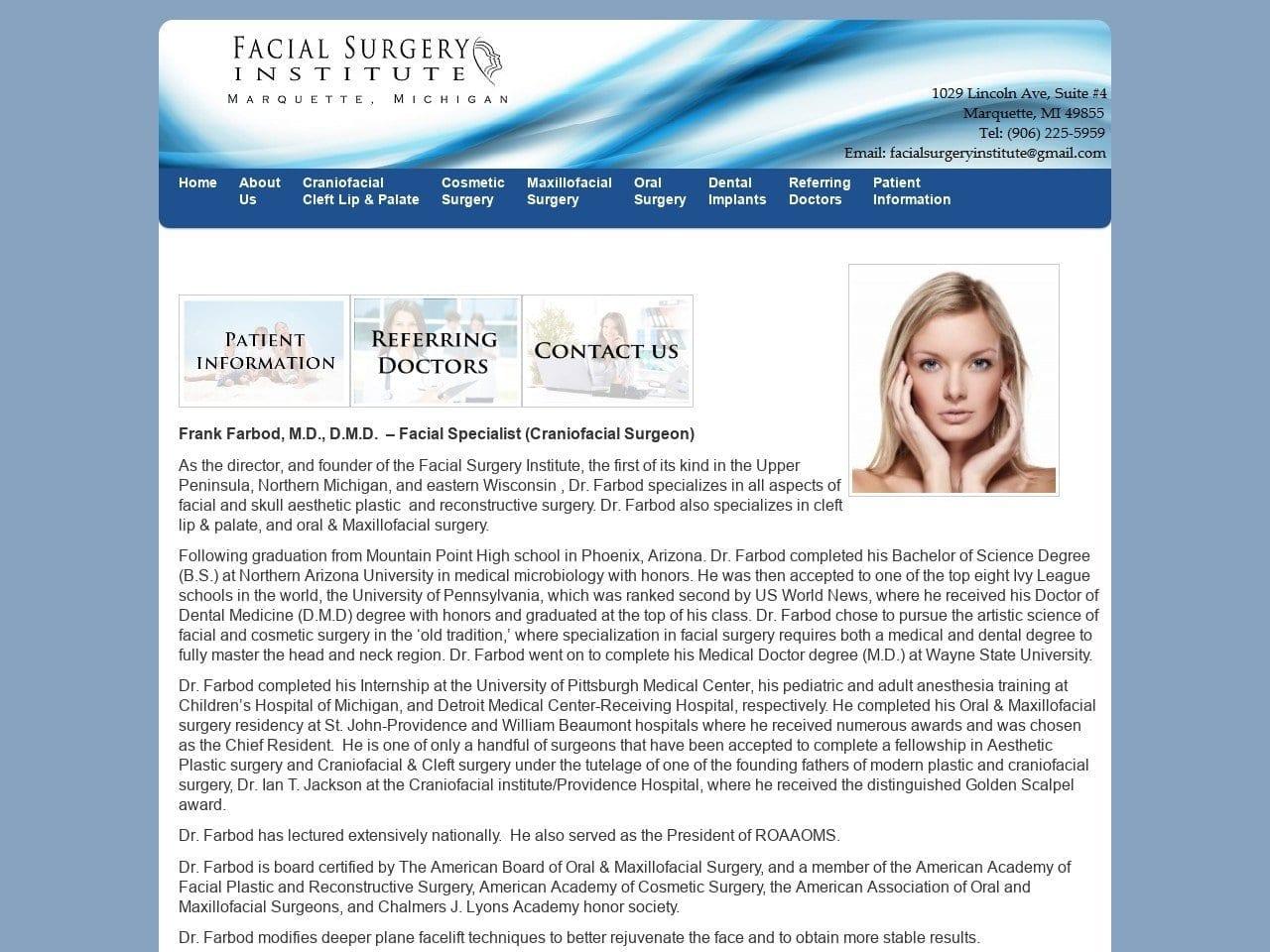 Facial Surgery Institute screenshot