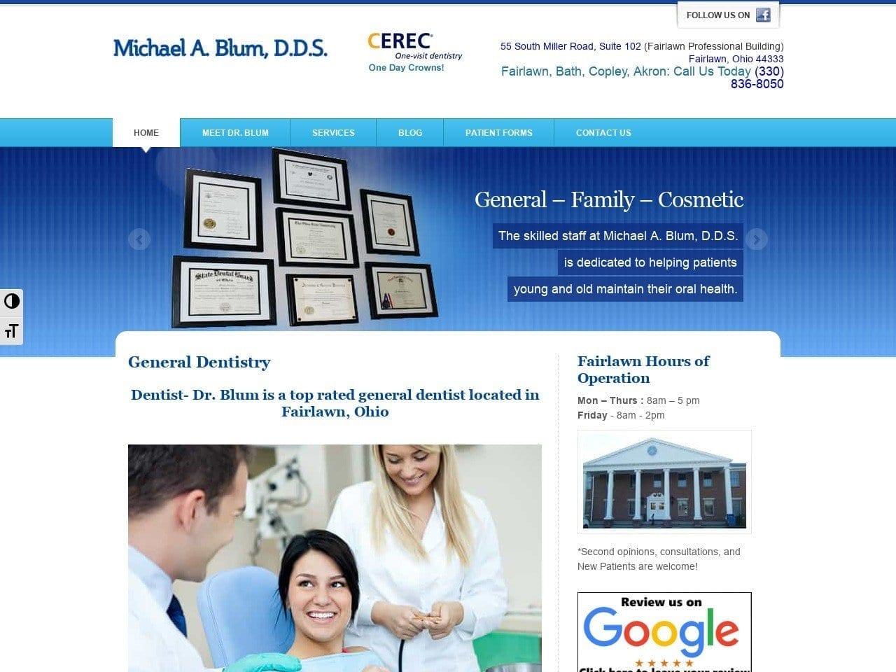 Blum Michael A DDS