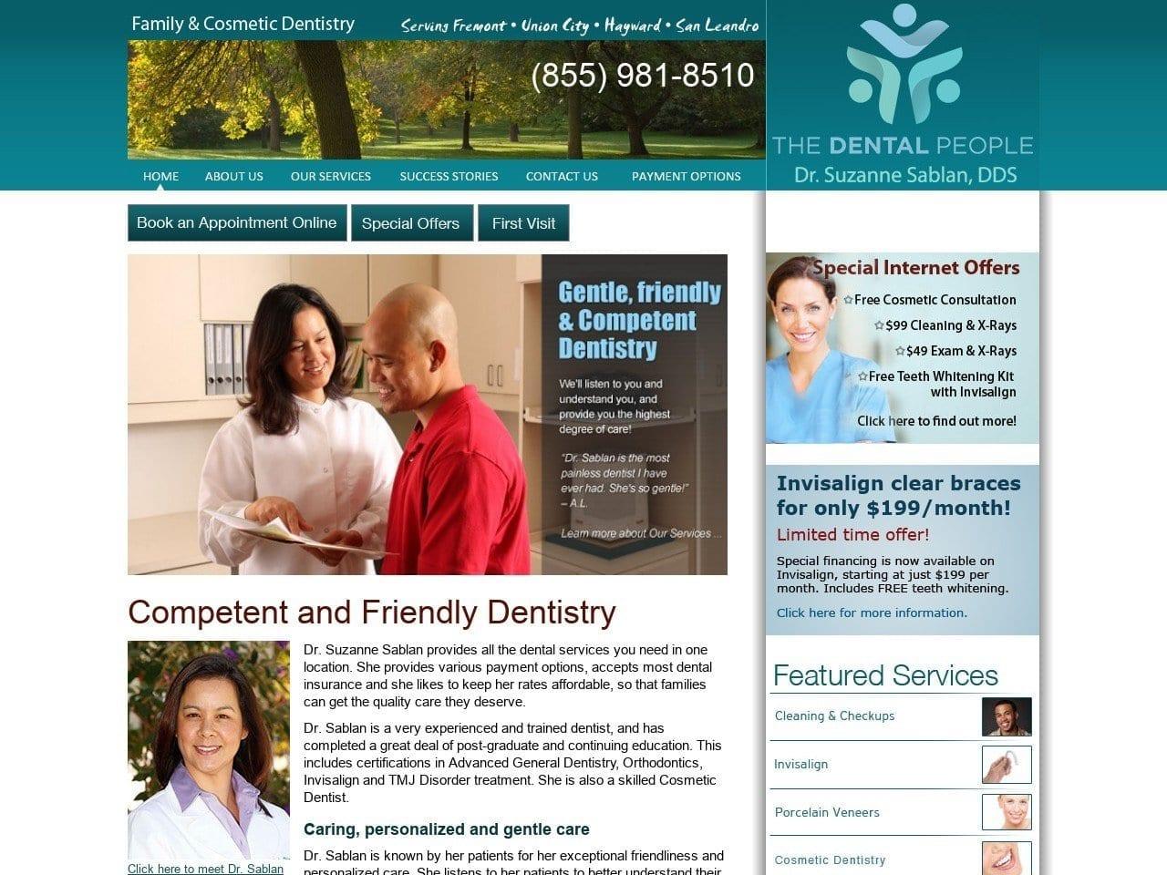 Dr. Suzanne C. Sablan DDS screenshot