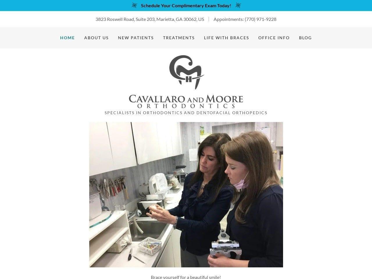 Cavallaro Orthodontics screenshot