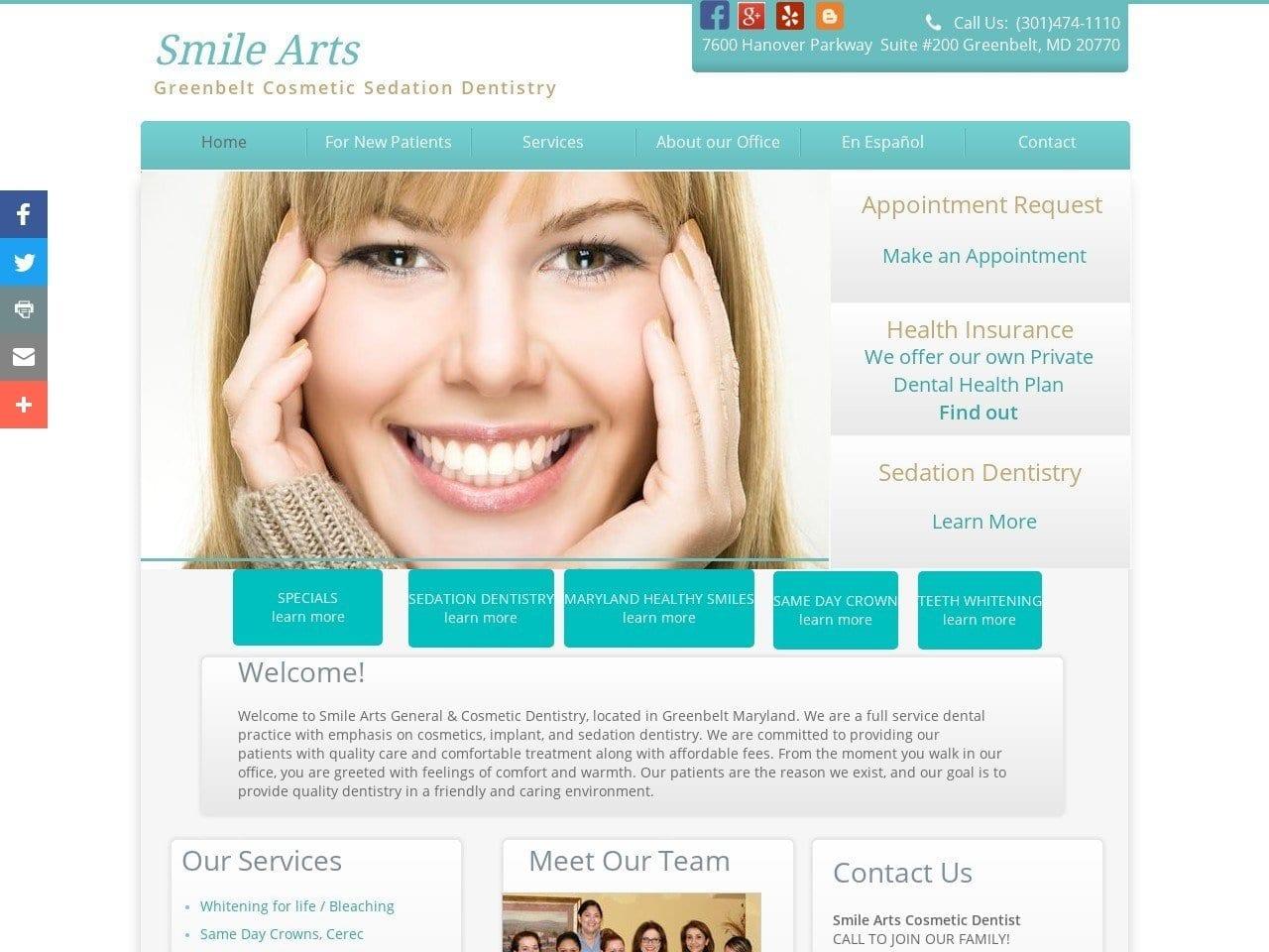 Smilearts General & Cosmetic Dentist screenshot