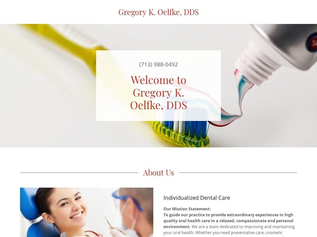 Oelfke Gregory K DDS screenshot