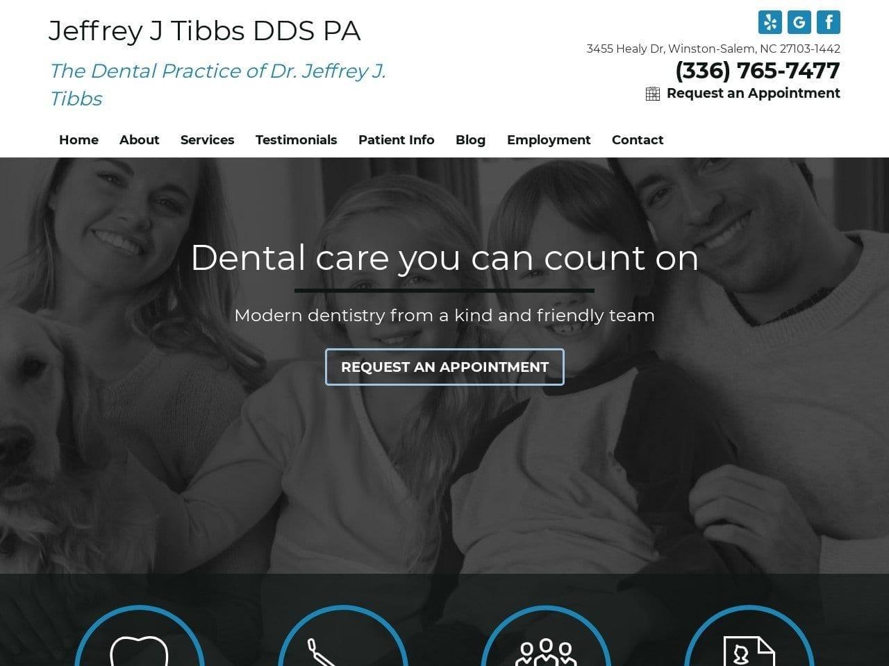 Jeffrey J Tibbs DDS screenshot