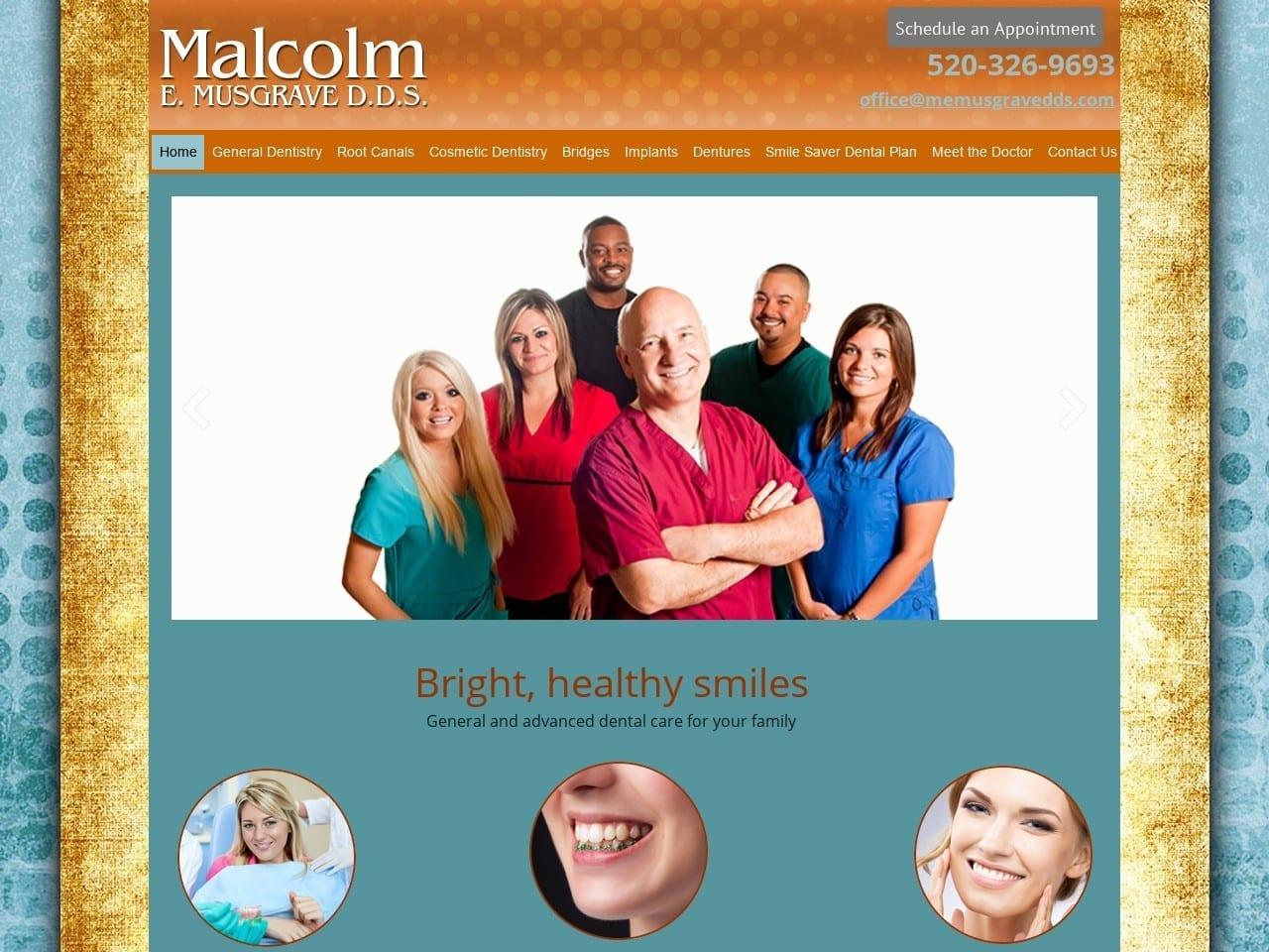 Dr. Malcolm E. Musgrave DDS screenshot
