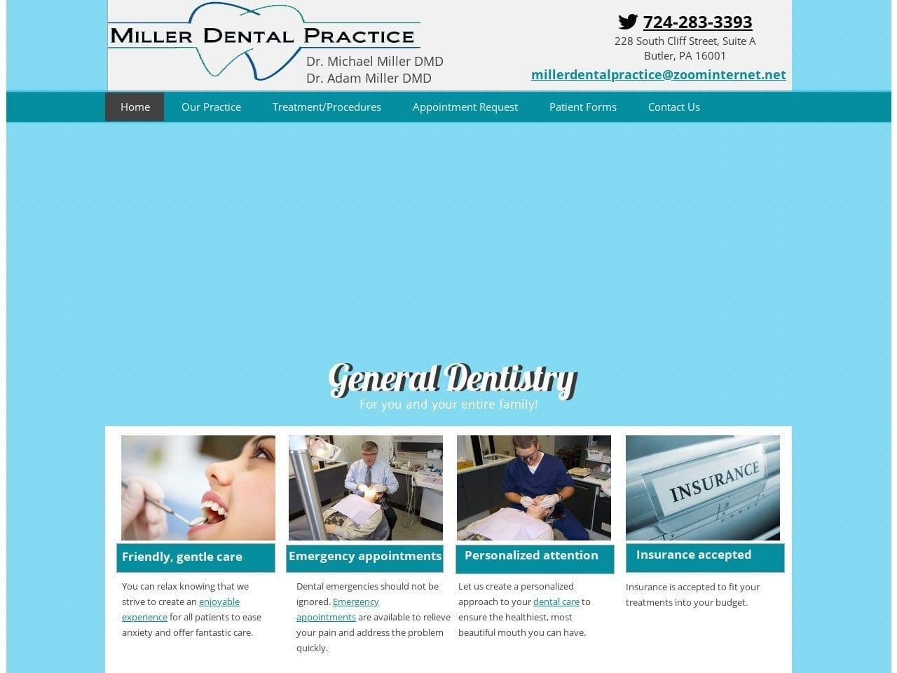 Miller Michael R DDS screenshot
