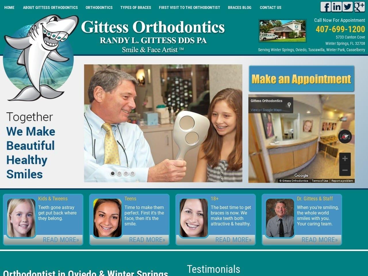 Gittess Orthodontics screenshot