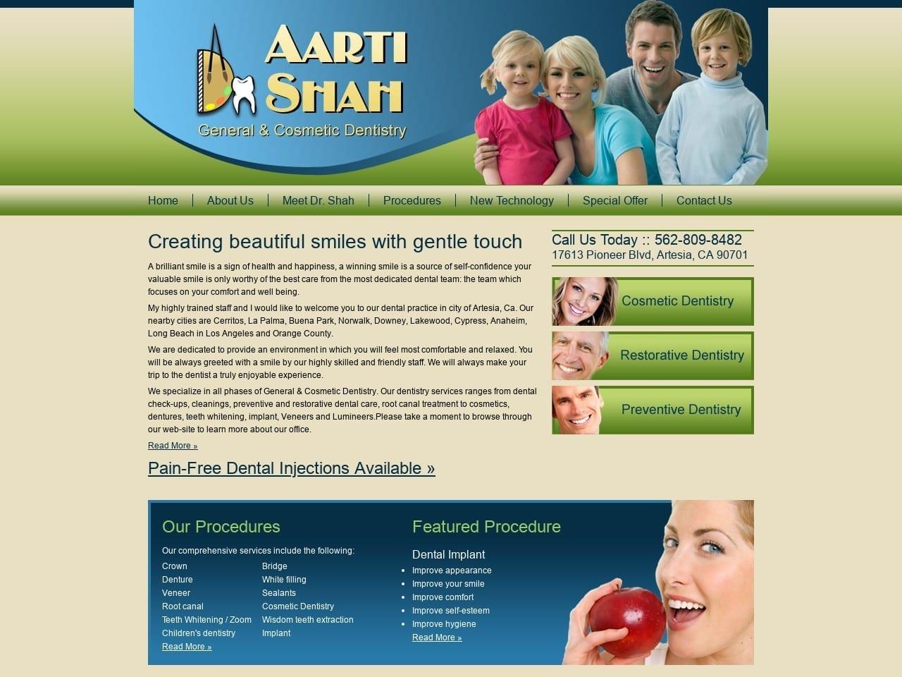 Aarti Shah DDS Inc