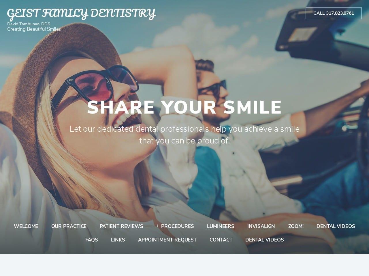 Geist Family Dentistry screenshot