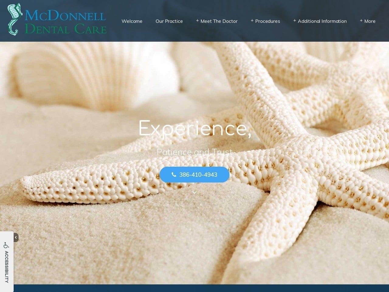 McDonnell Dental Care screenshot