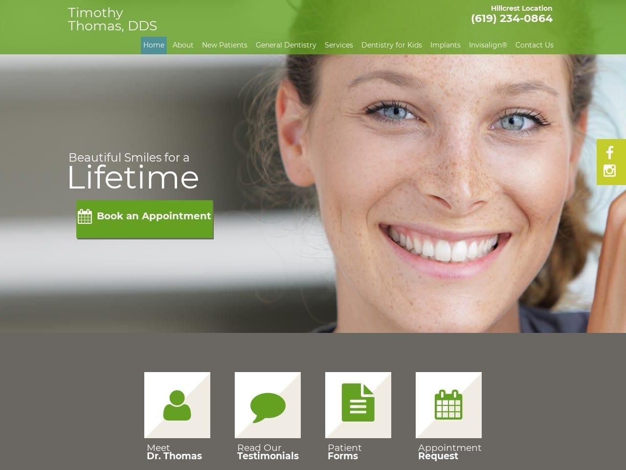 Timothy C. Thomas DDS screenshot