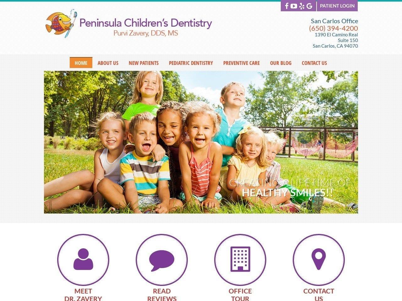 Peninsula Childrens Dentistry screenshot