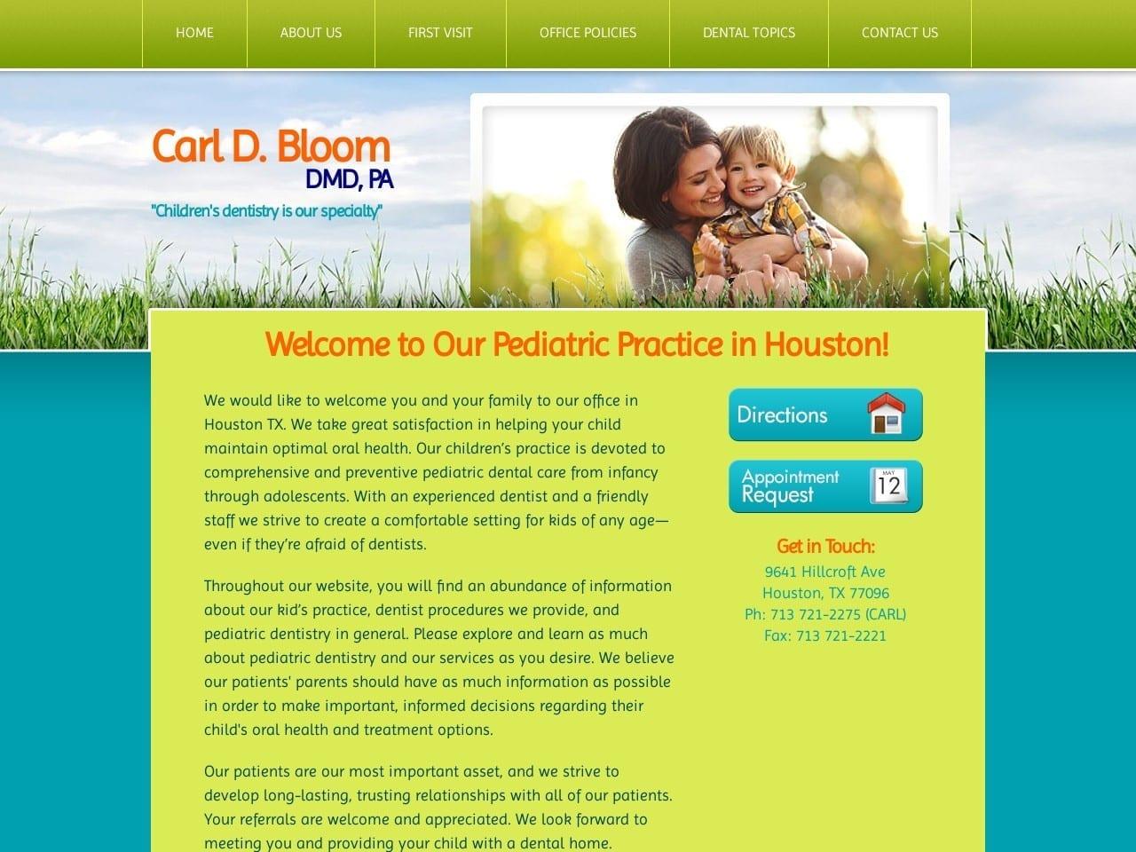 Carl D. Bloom DMD, PA screenshot