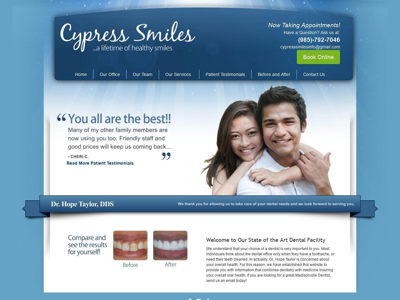 Cypress Smiles Family Dentistry screenshot
