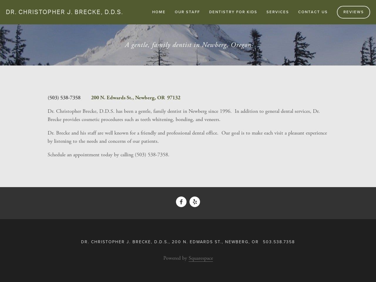 Dr. Christopher J Brecke DDS
