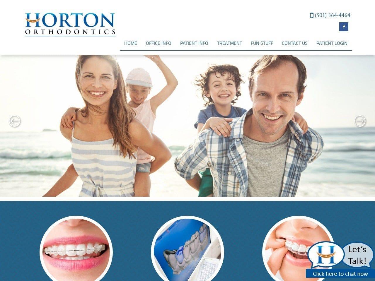 Horton Orthodontics screenshot