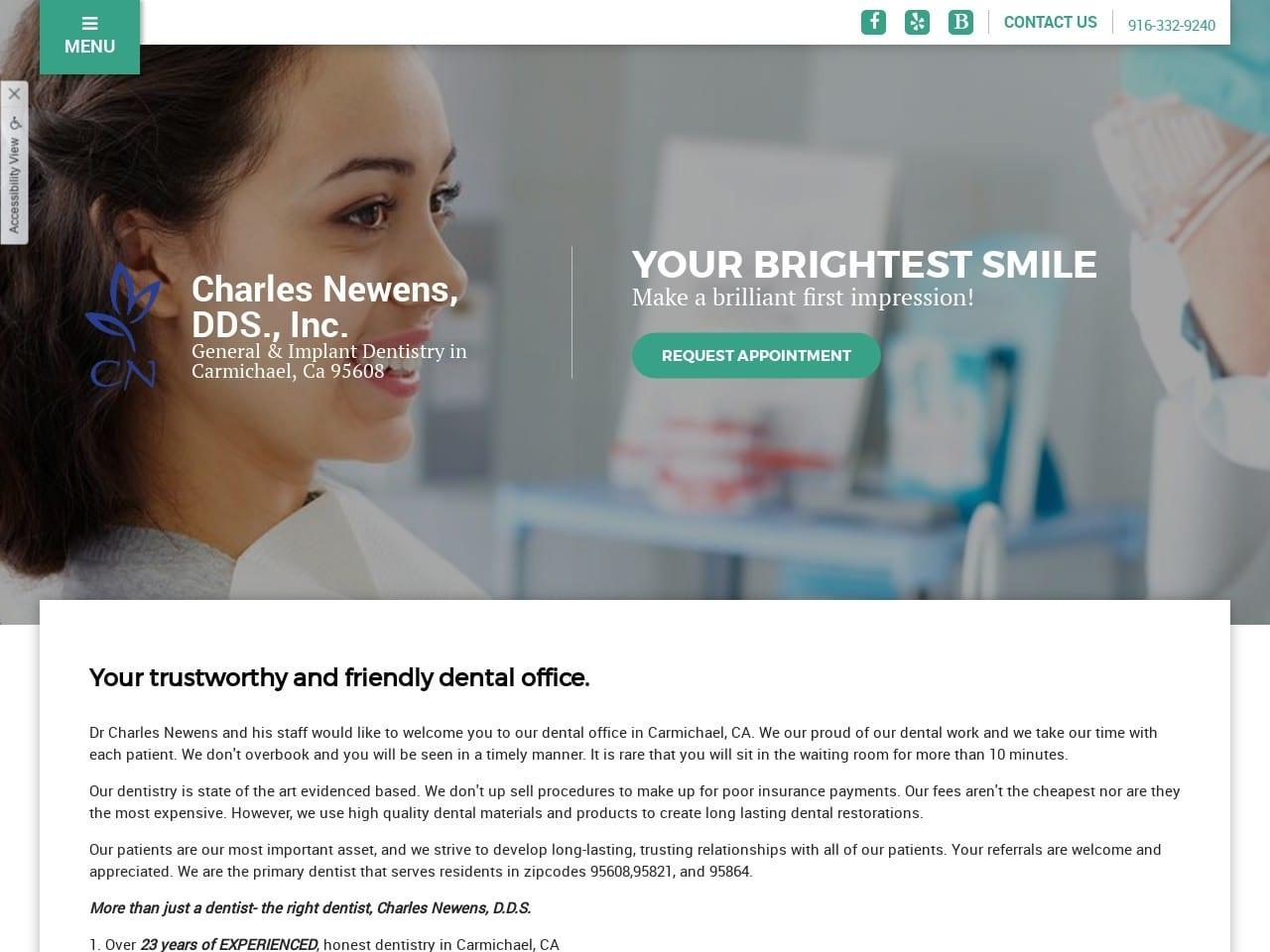 Newens Charles N DDS Inc. screenshot