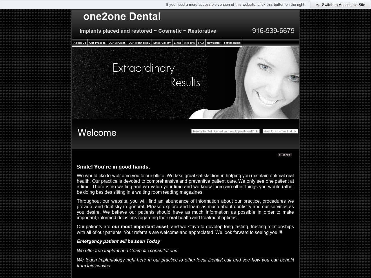 One 2 One Dental screenshot