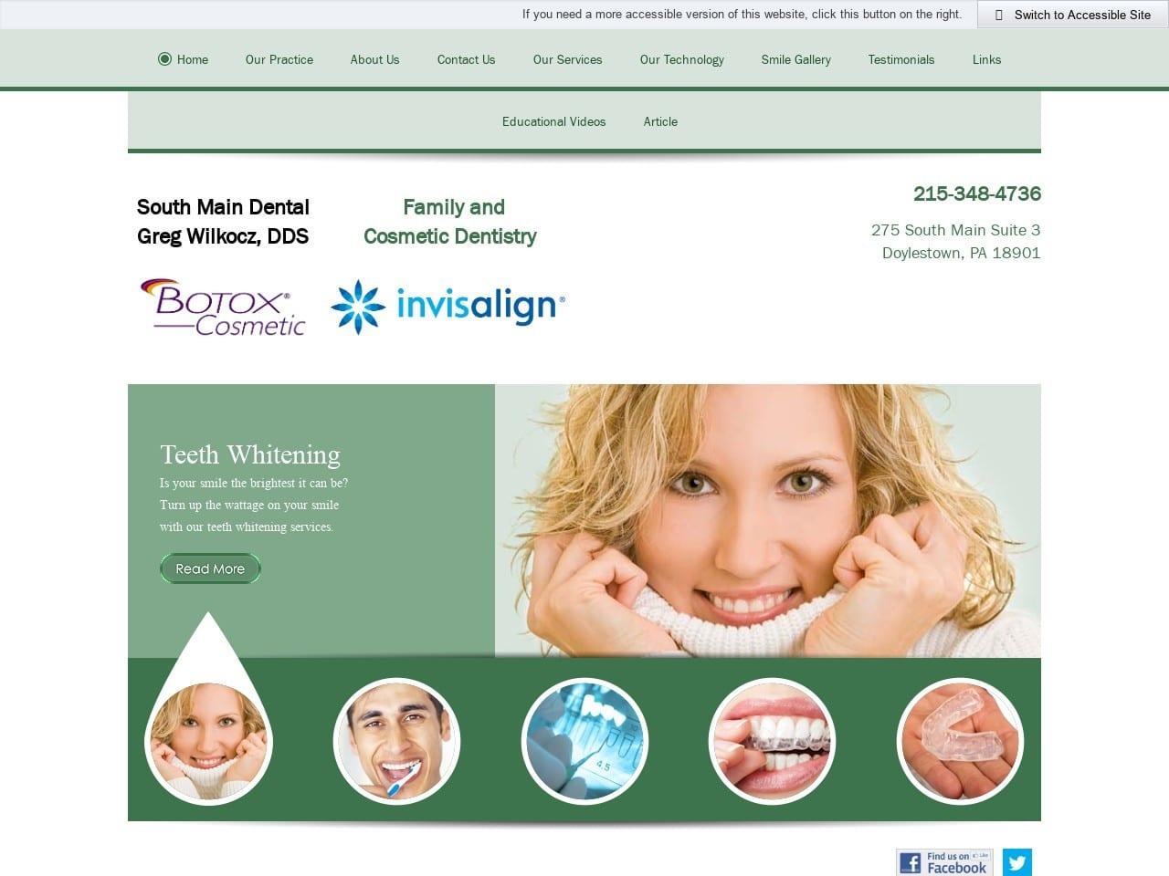 <strong>South Main Dental</strong> screenshot