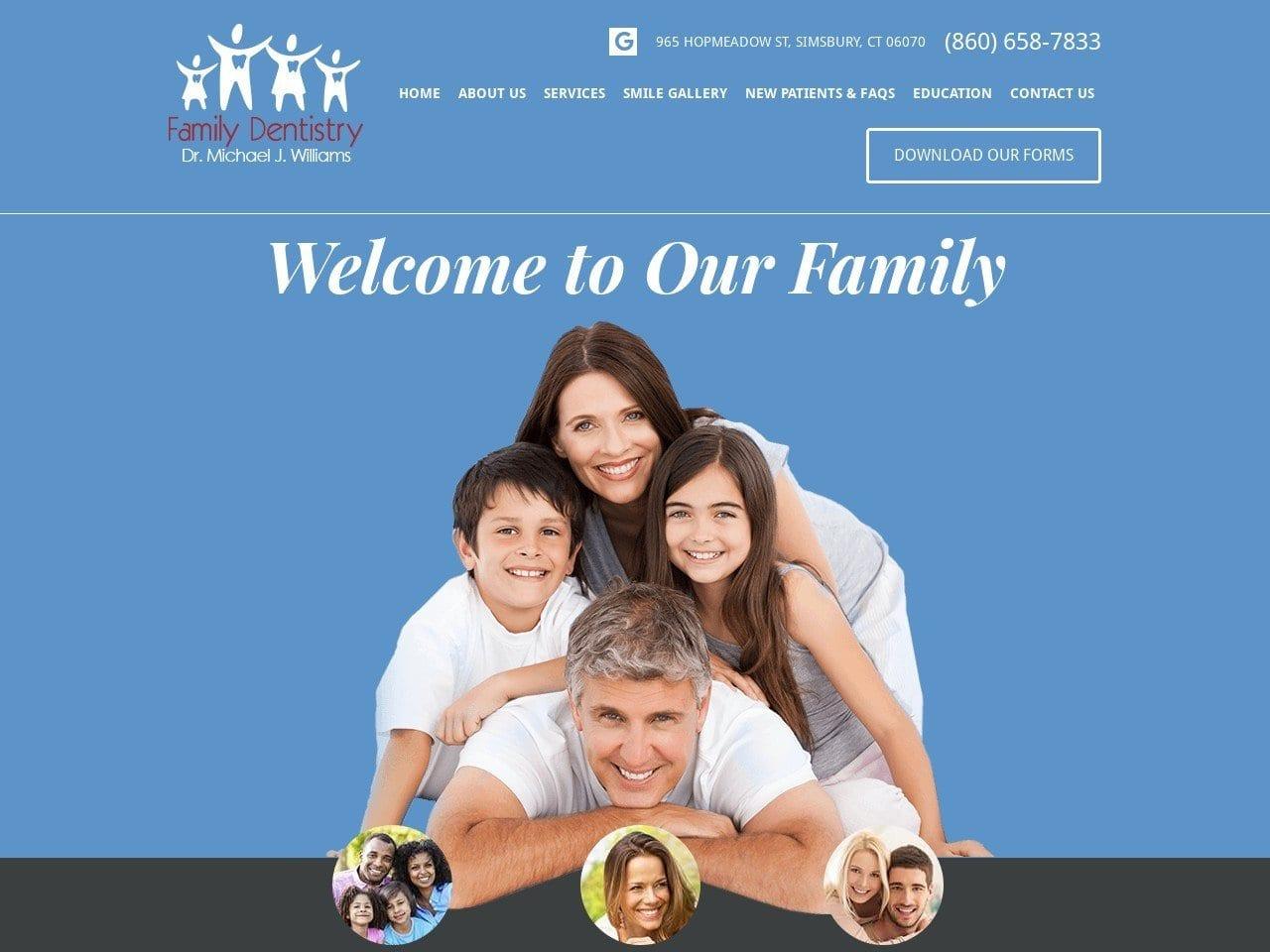 Family Dentistry Dr. Michael J. Williams