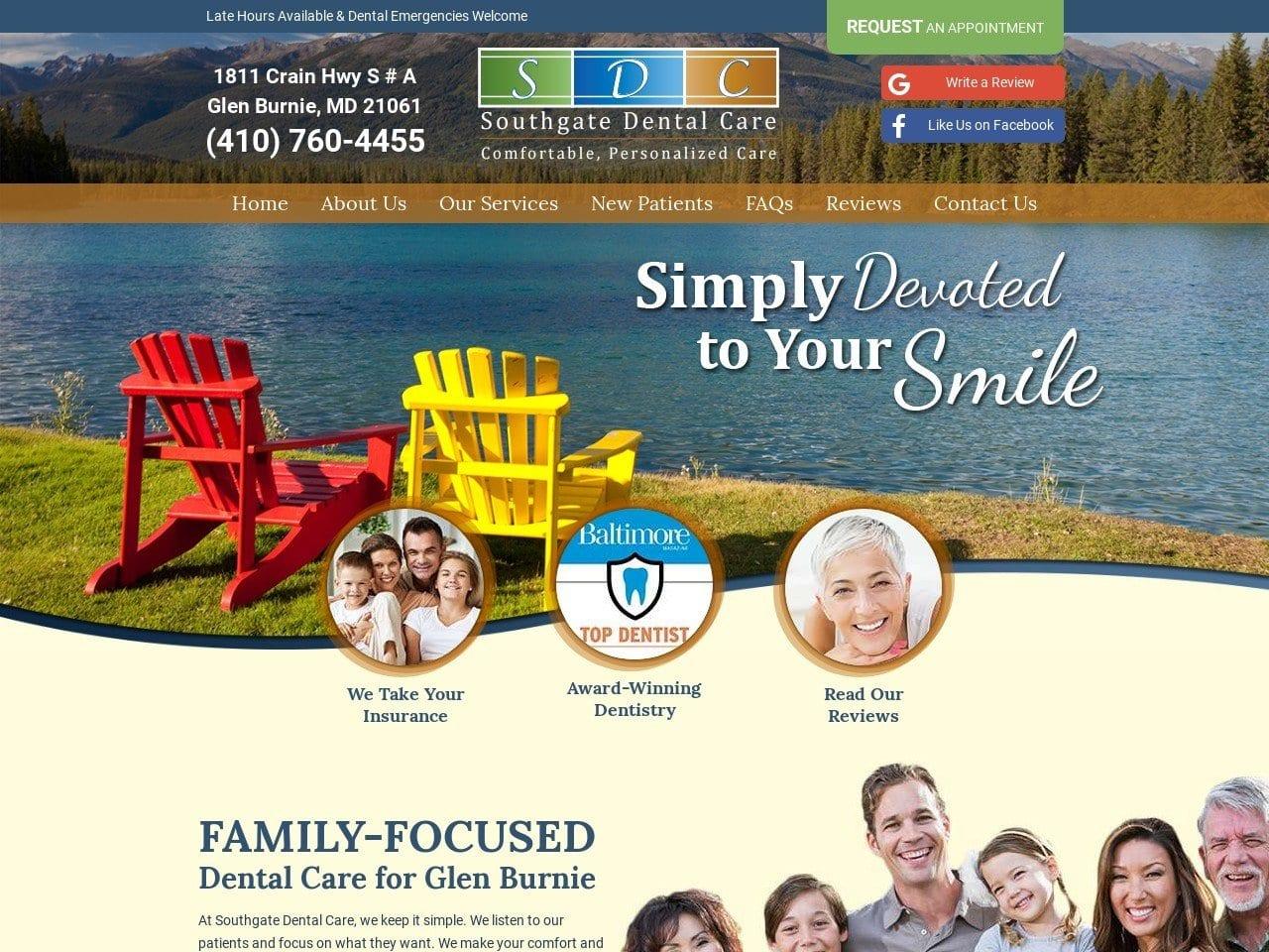 Dr. Mark F. Eisenberg DDS screenshot