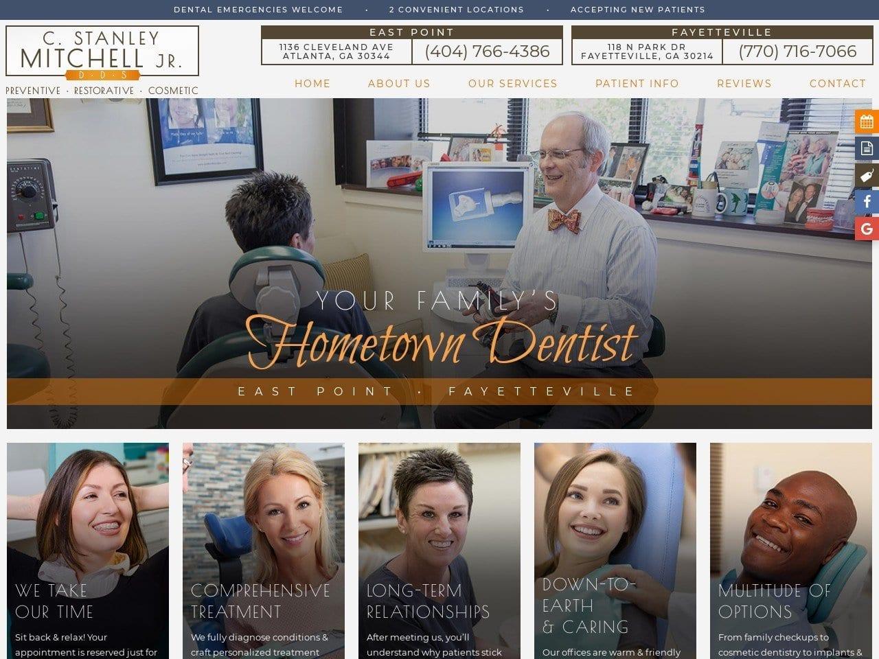C. Stanley Mitchell Jr. DDS screenshot