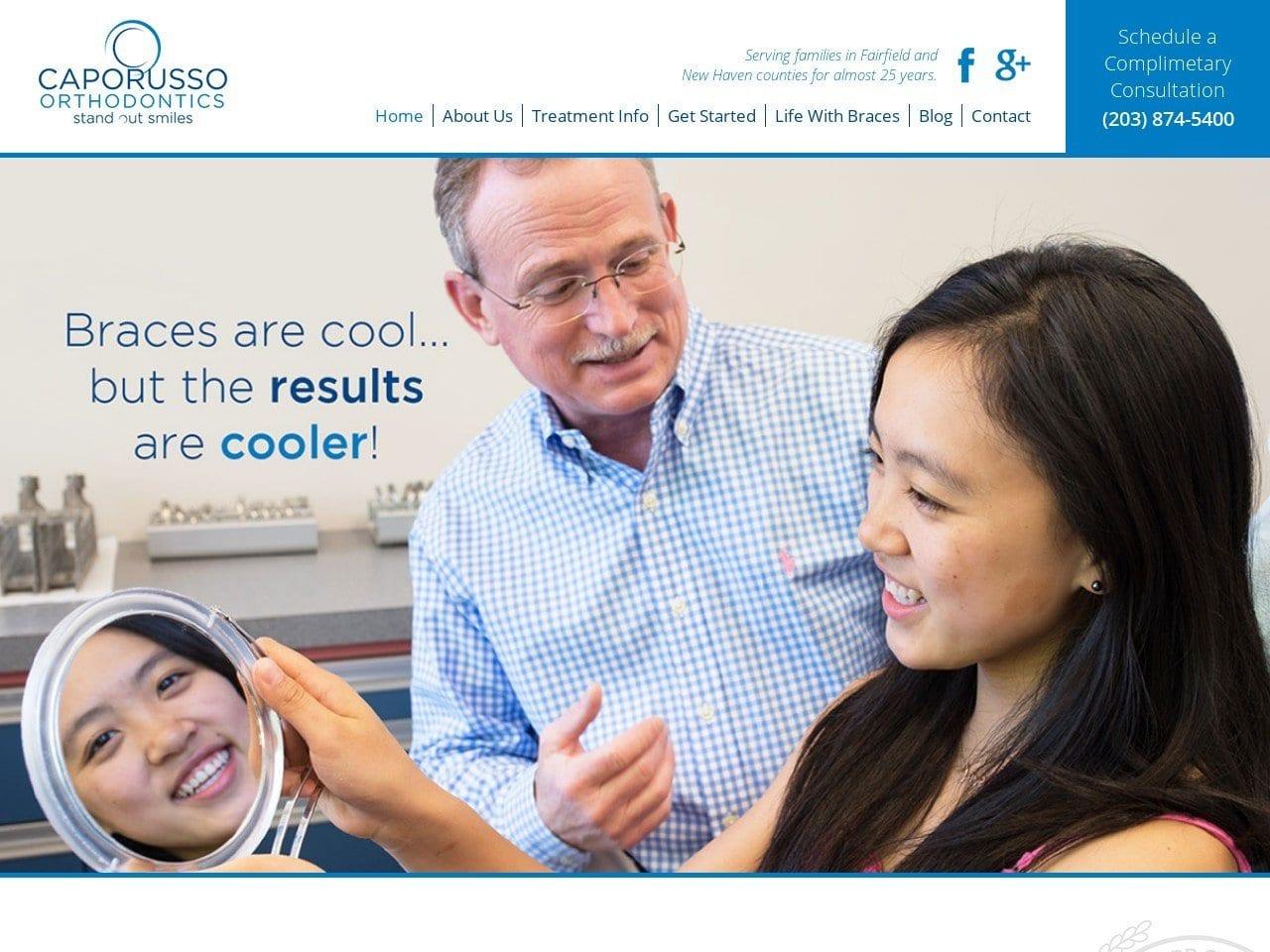 Caporusso Orthodontics screenshot