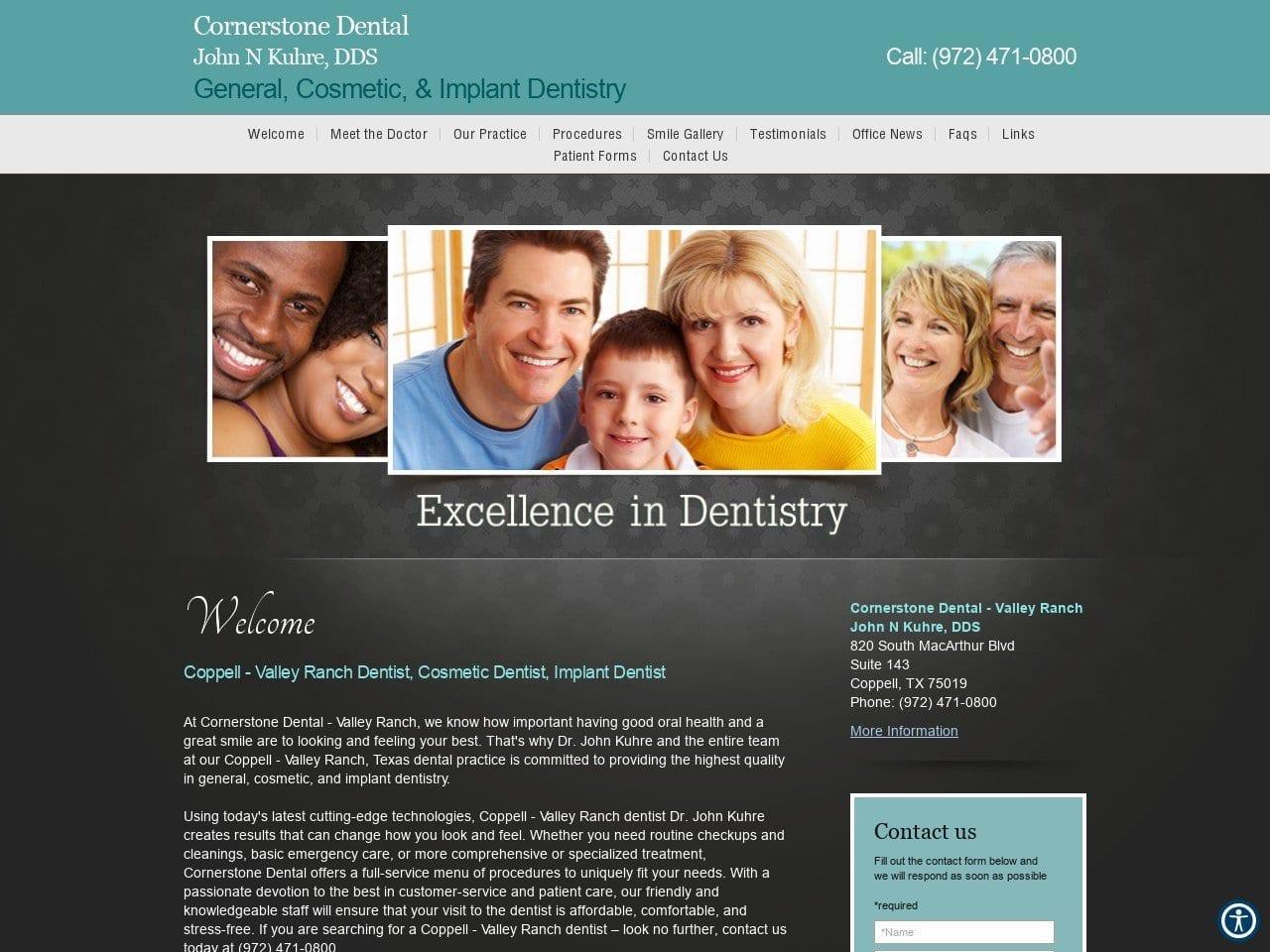 Cornerstone Dental John N Kuhre, DDS