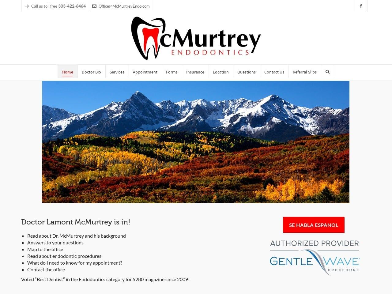 Dr. Lamont G. Mcmurtrey DDS