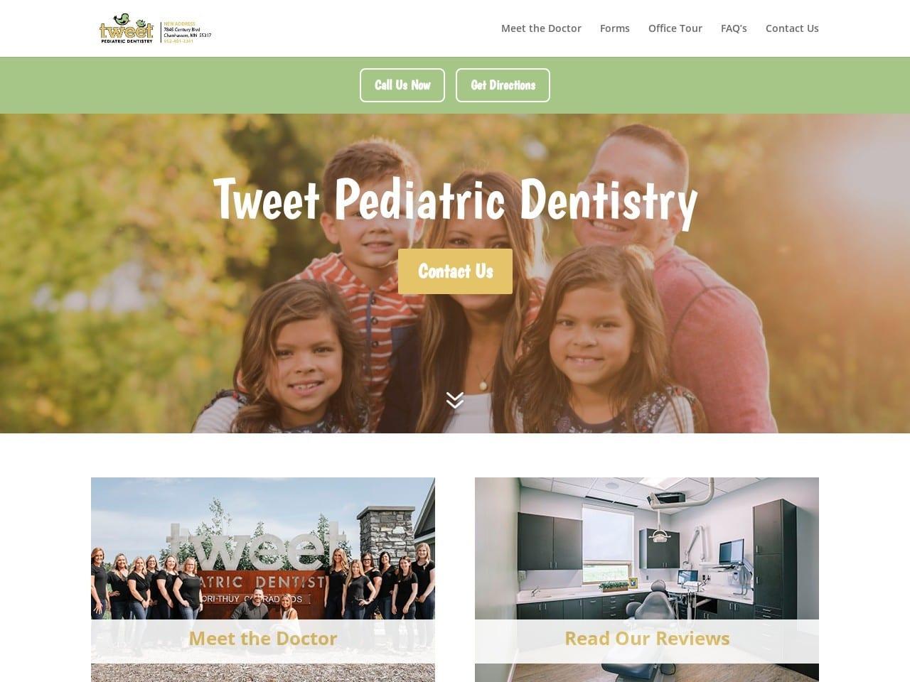 Tweet Pediatric Dentistry screenshot