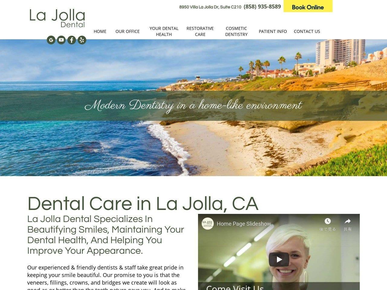 La Jolla Dental screenshot