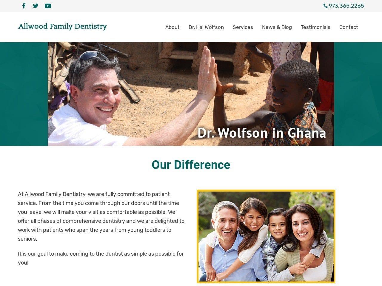 Allwood Family Dentist screenshot