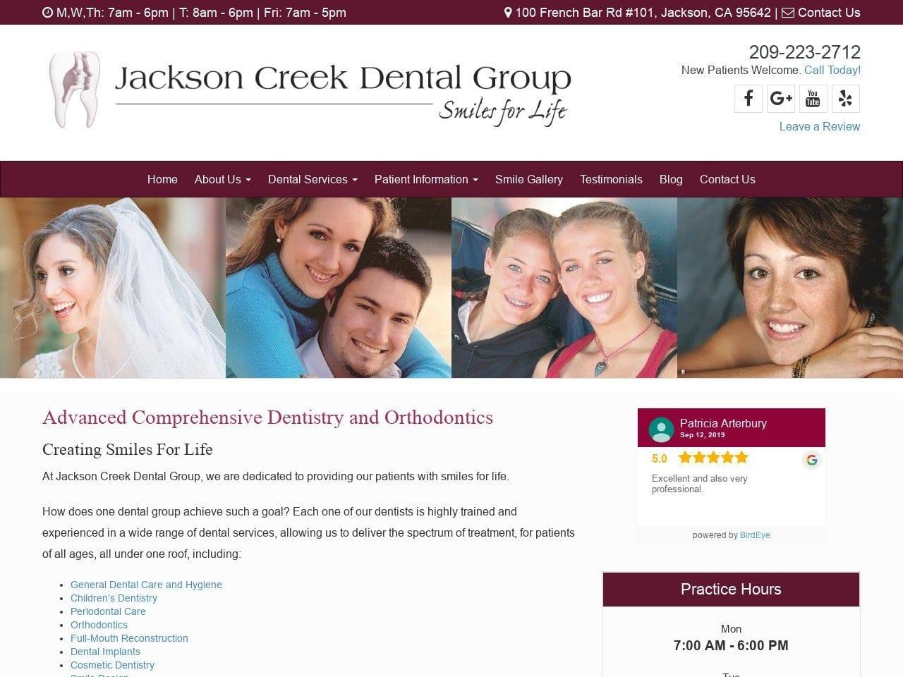Dr. Craig A. Kinzer DDS screenshot