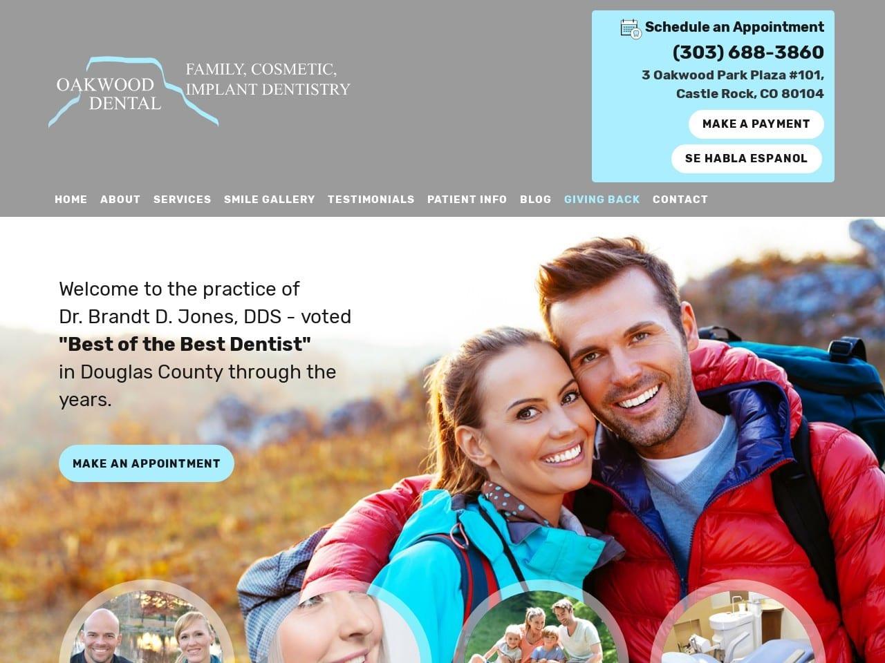 Dr. Brandt D. Jones DDS