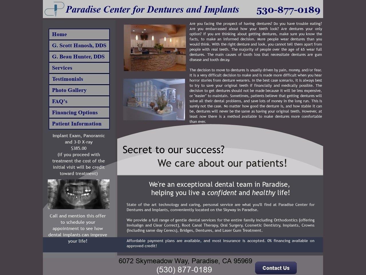 Paradise Center For Dentures