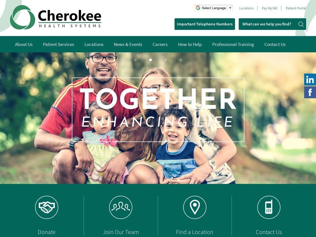 Cherokee Health Systems Stephens Billie M DDS