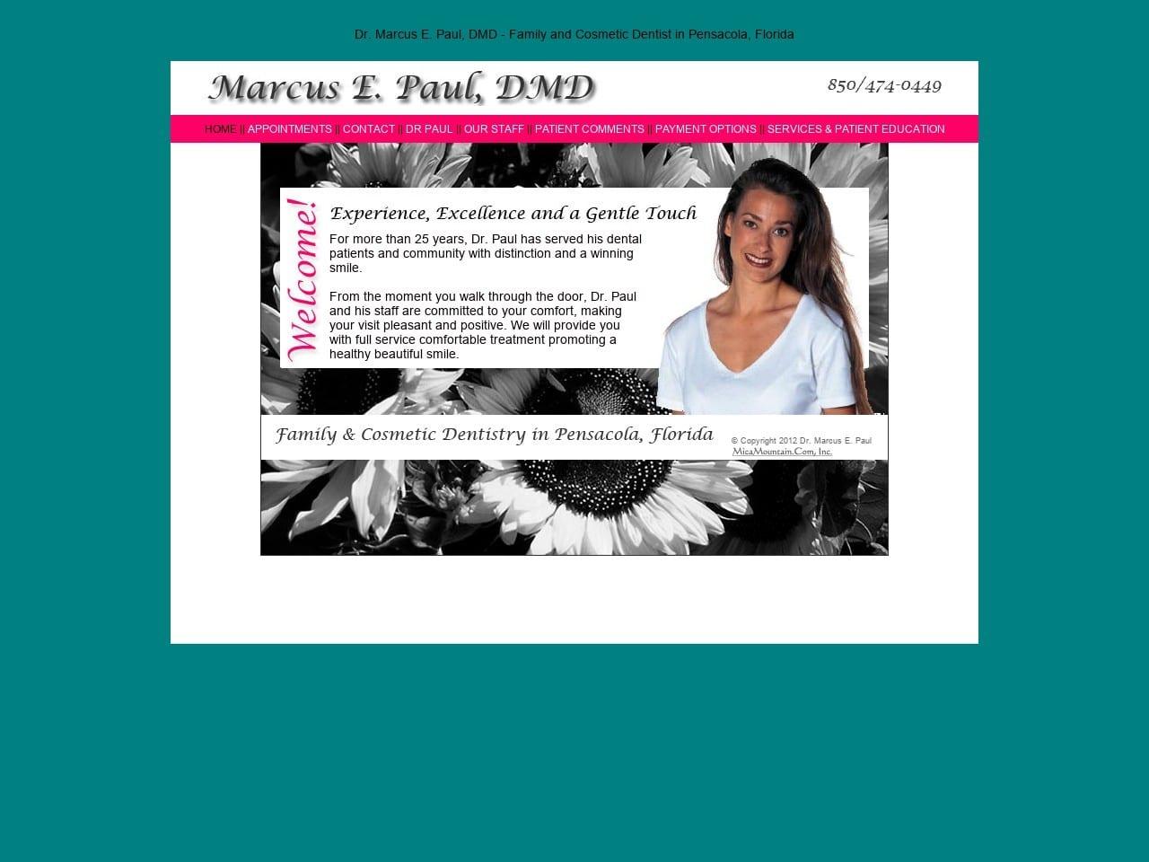 Marcus E Paul DMD