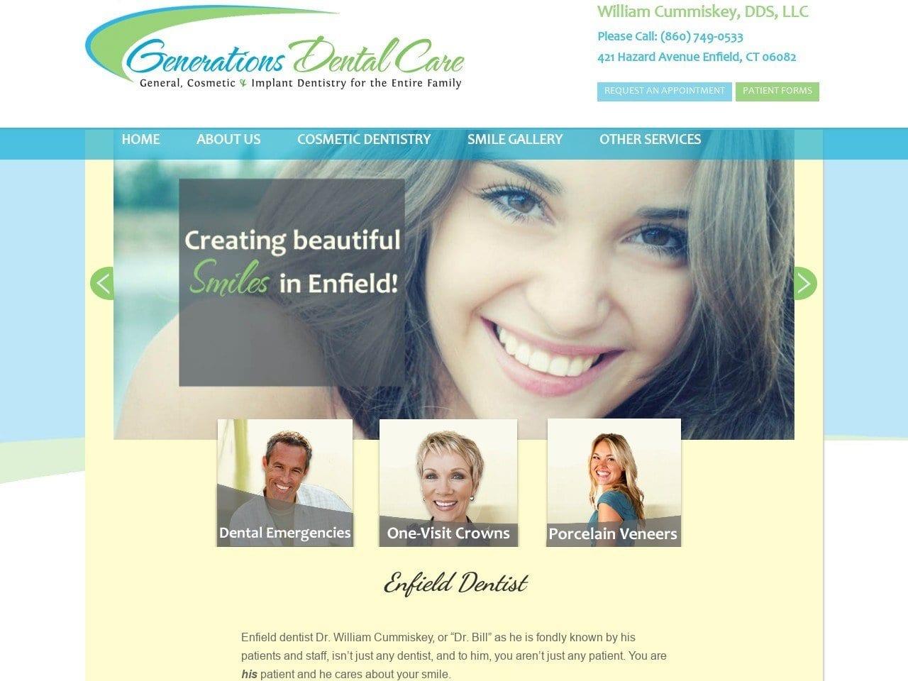 Dr. William R. Cummiskey, DDS screenshot