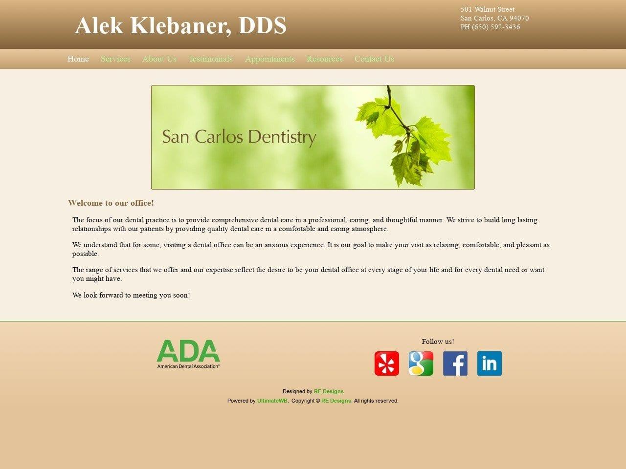 Dr. Alek Klebaner DDS