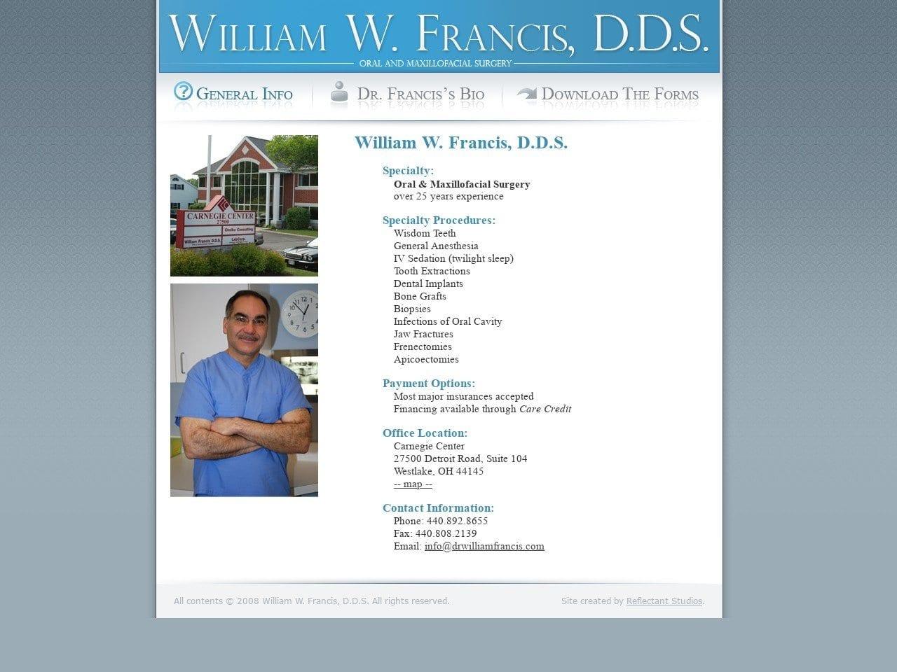 Francis William W DDS