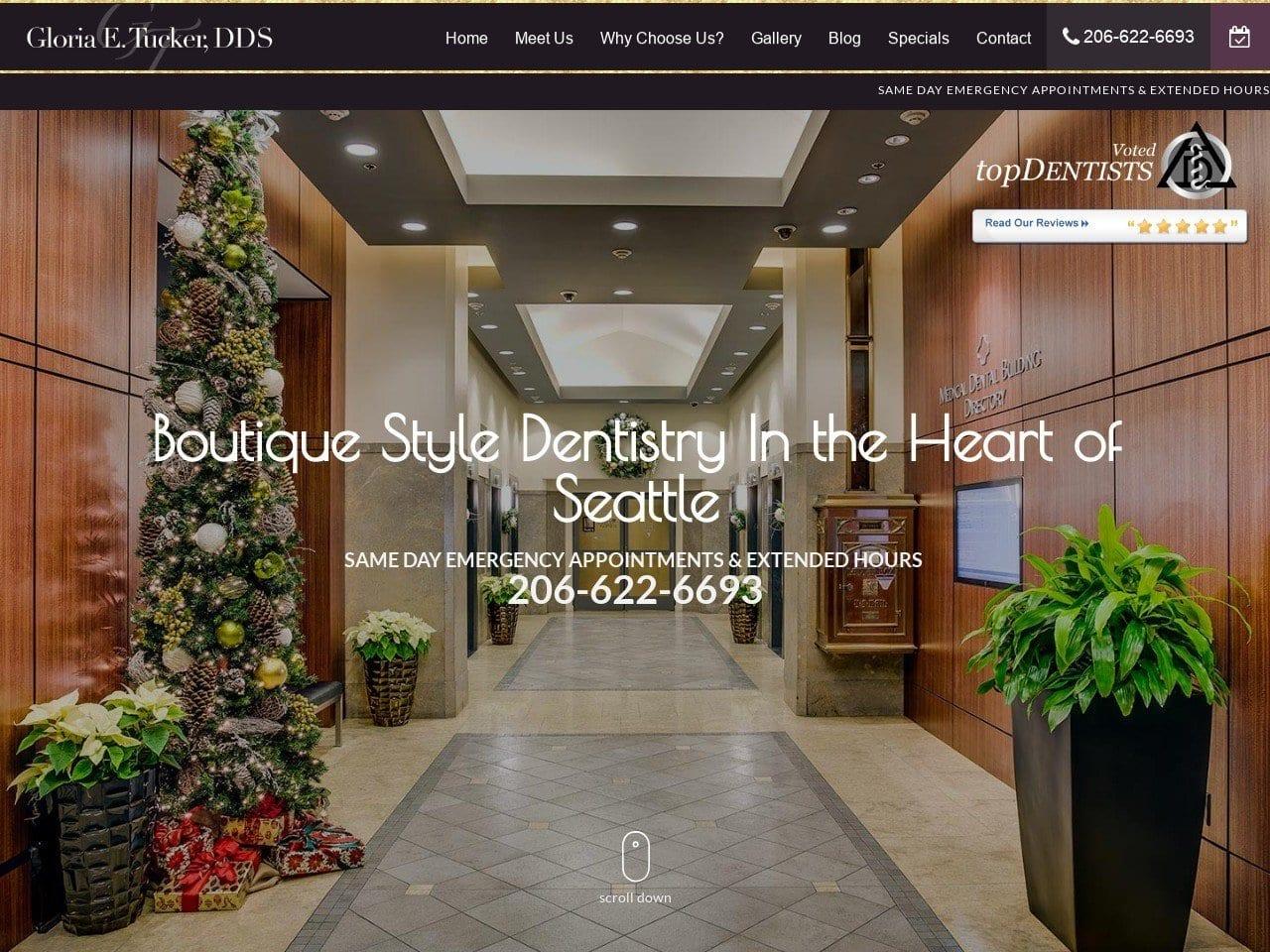 Gloria E. Tucker DDS PS screenshot