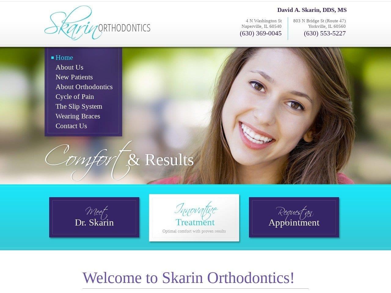 Skarin Orthodontics David A. Skarin D.D.S. M.S
