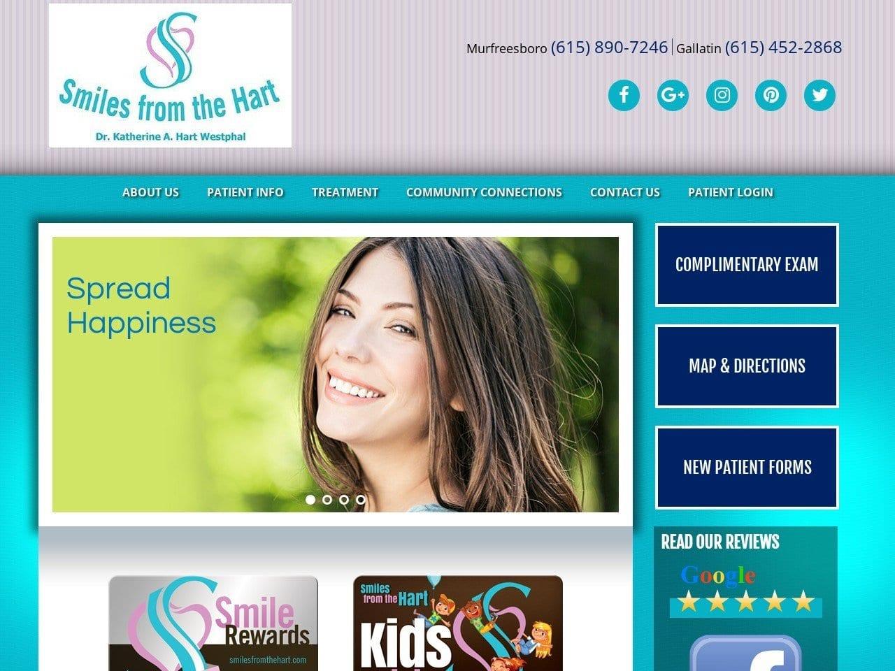 Smiles from the Hart Orthodontics screenshot