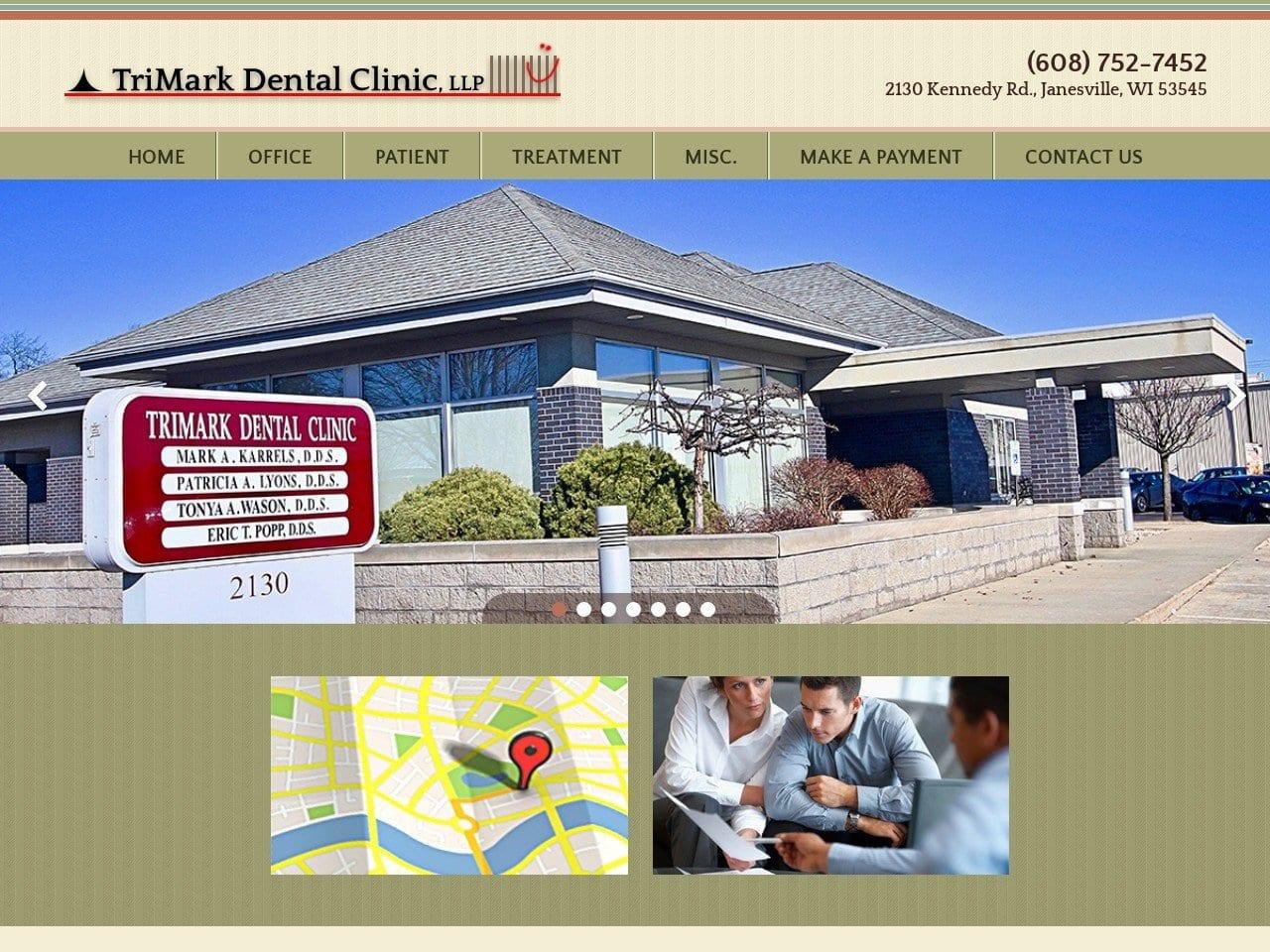 Tri Mark Dental Clinic LLP screenshot