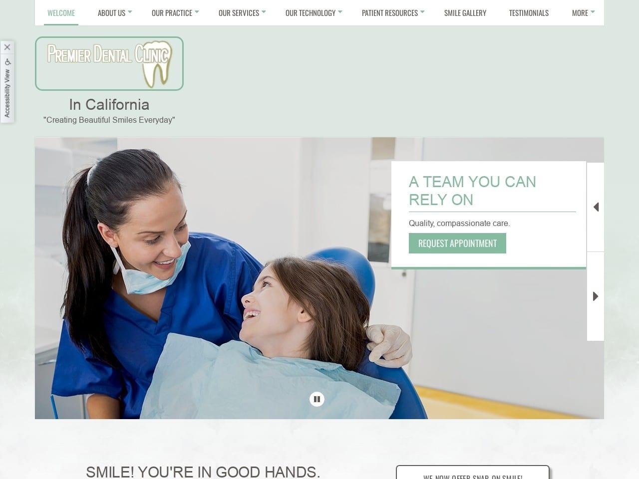 Premier Dental Clinic Inc screenshot