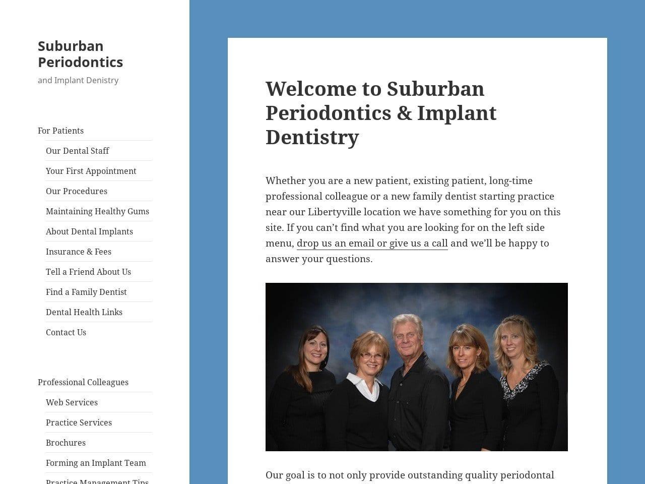 Suburban Periodontics screenshot